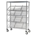 Lakeside Slanted Shelf Suture Cart 24 x 48 x 60 R244854SSC